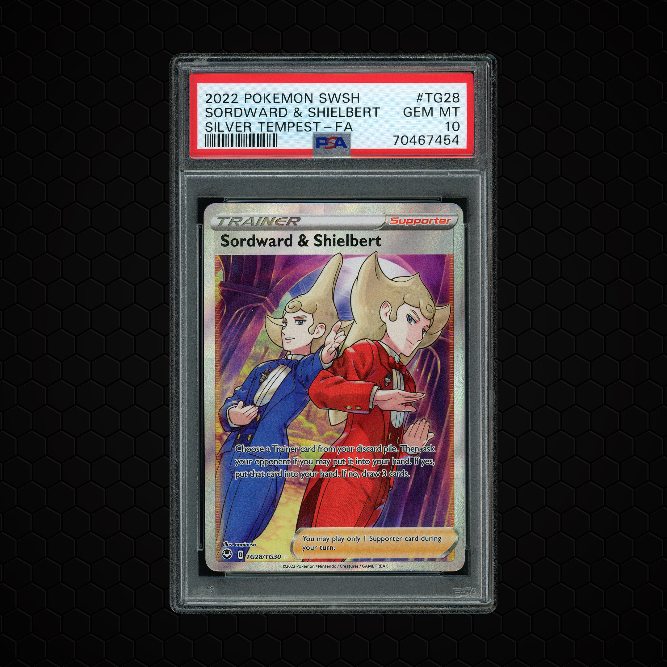 2022 Silver Tempest Sordward & Shielbert #TG28 PSA 10