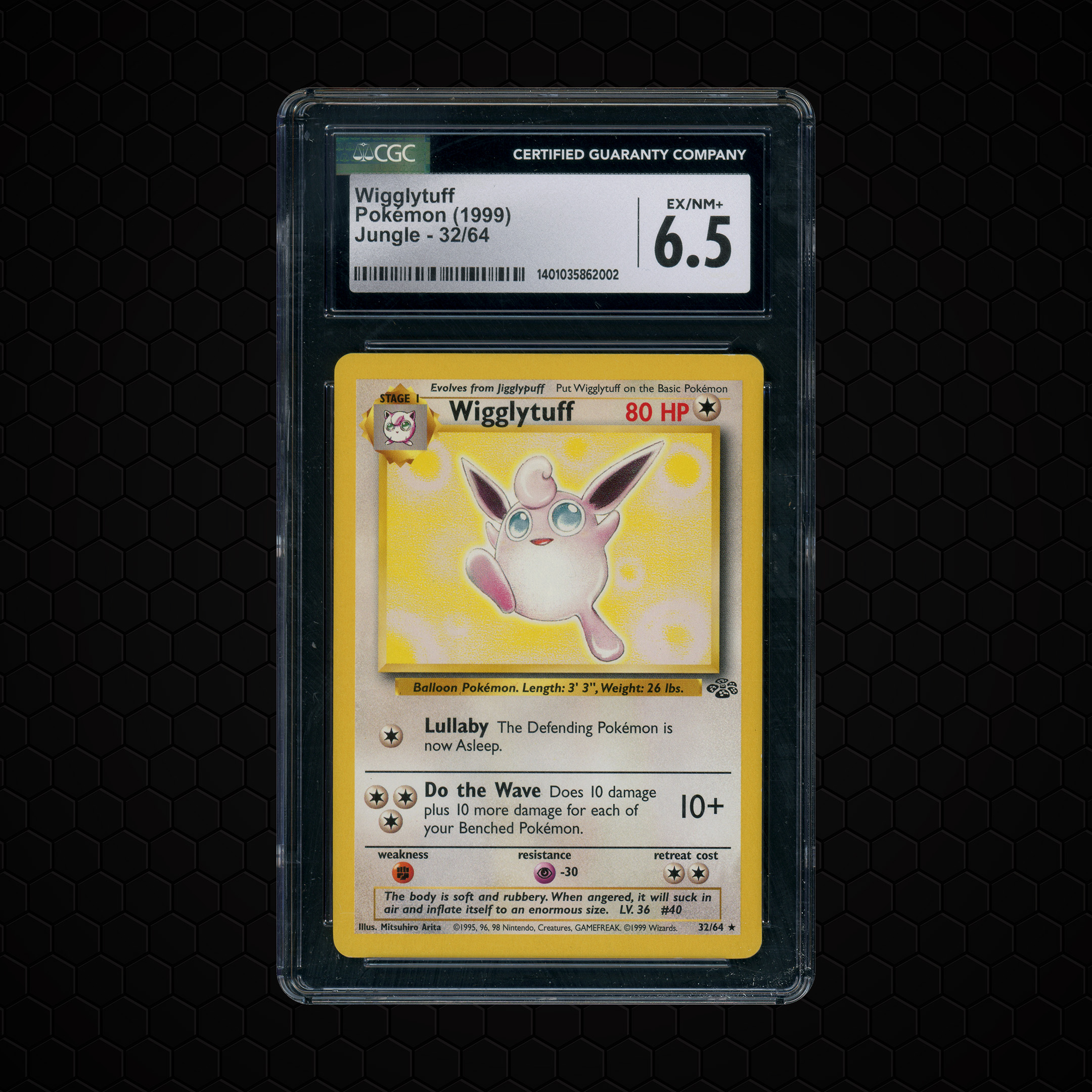 1999 Jungle Wigglytuff #32 CGC 6.5