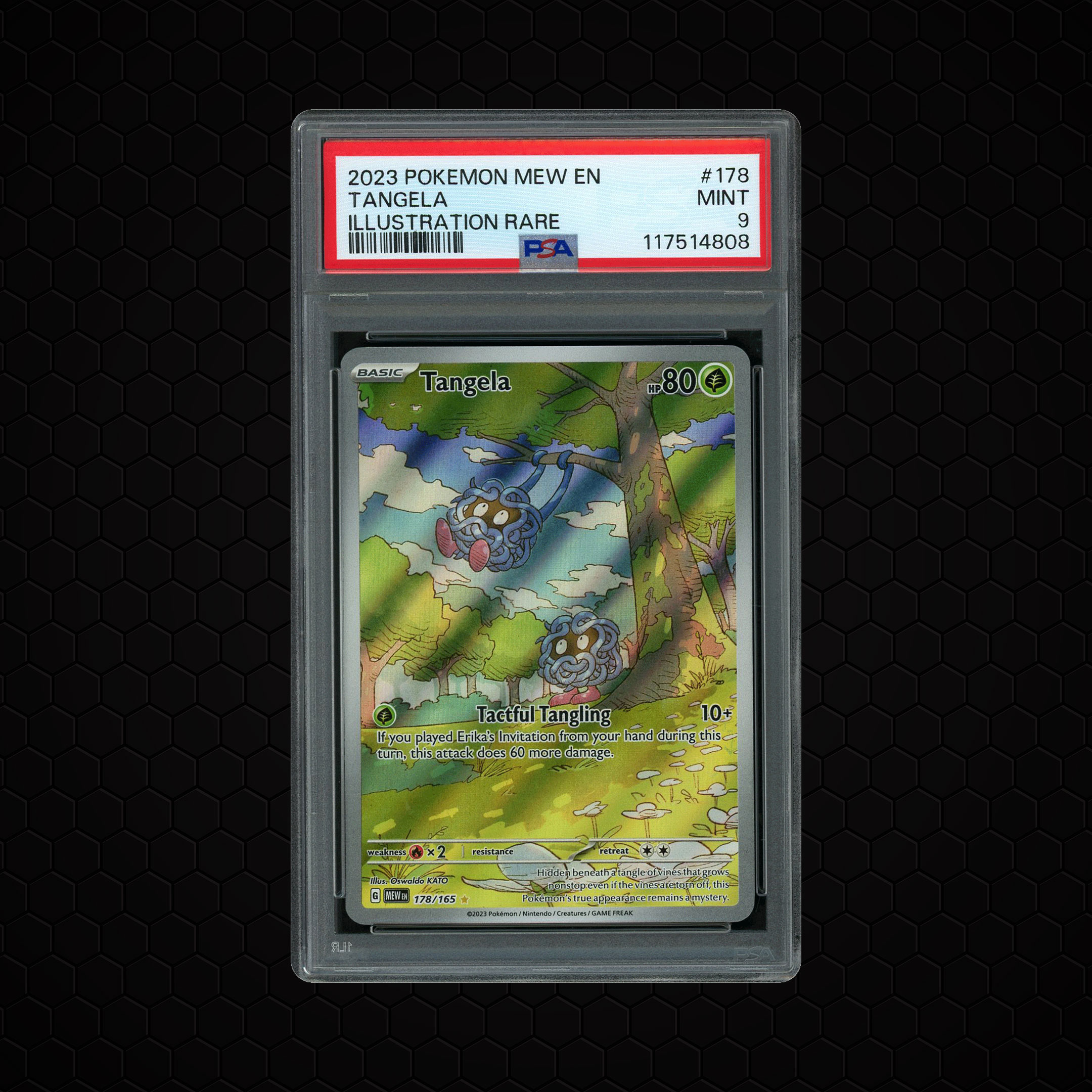 2023 Pokemon 151 Tangela #178 PSA 9