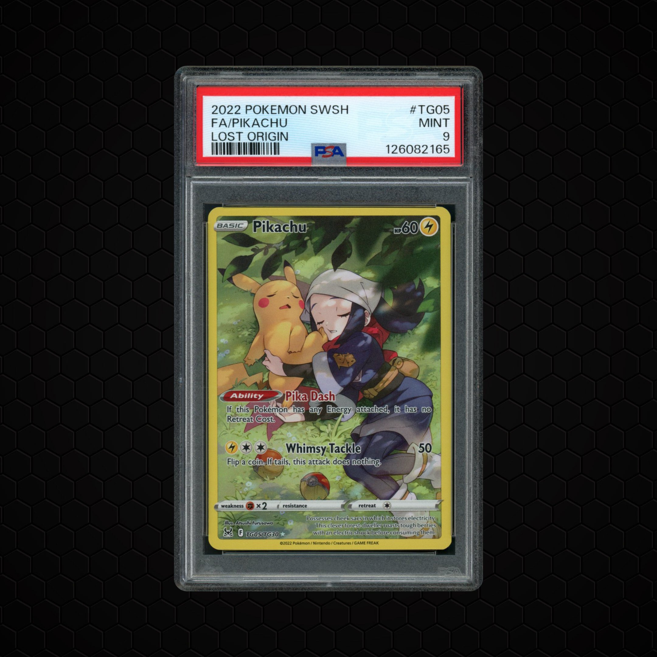 2022 Lost Origin Pikachu #TG05 PSA 9