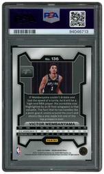 2023 Panini Prizm Victor Wembanyama #136 PSA 10 on Beezie.