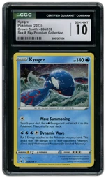 2023 Crown Zenith Kyogre #36 CGC 10 on Beezie.