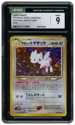 2001 Japanese Darkness, and to Light Light Togetic #176 CGC 9 on Beezie.