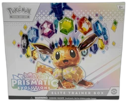 Pokémon Scarlet & Violet Prismatic Evolutions Elite Trainer Box on Beezie.