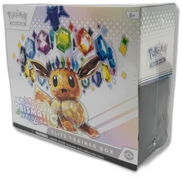 Pokémon Scarlet & Violet Prismatic Evolutions Elite Trainer Box on Beezie.