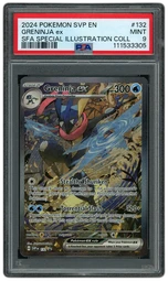 2024 Black Star Promo Greninja EX #132 PSA 9 on Beezie.