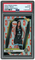 2024 Panini Prizm WNBA Angel Reese Logo Prizm #147 PSA 10 on Beezie.