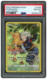 2022 Lost Origin Pikachu #TG05 PSA 10 on Beezie.