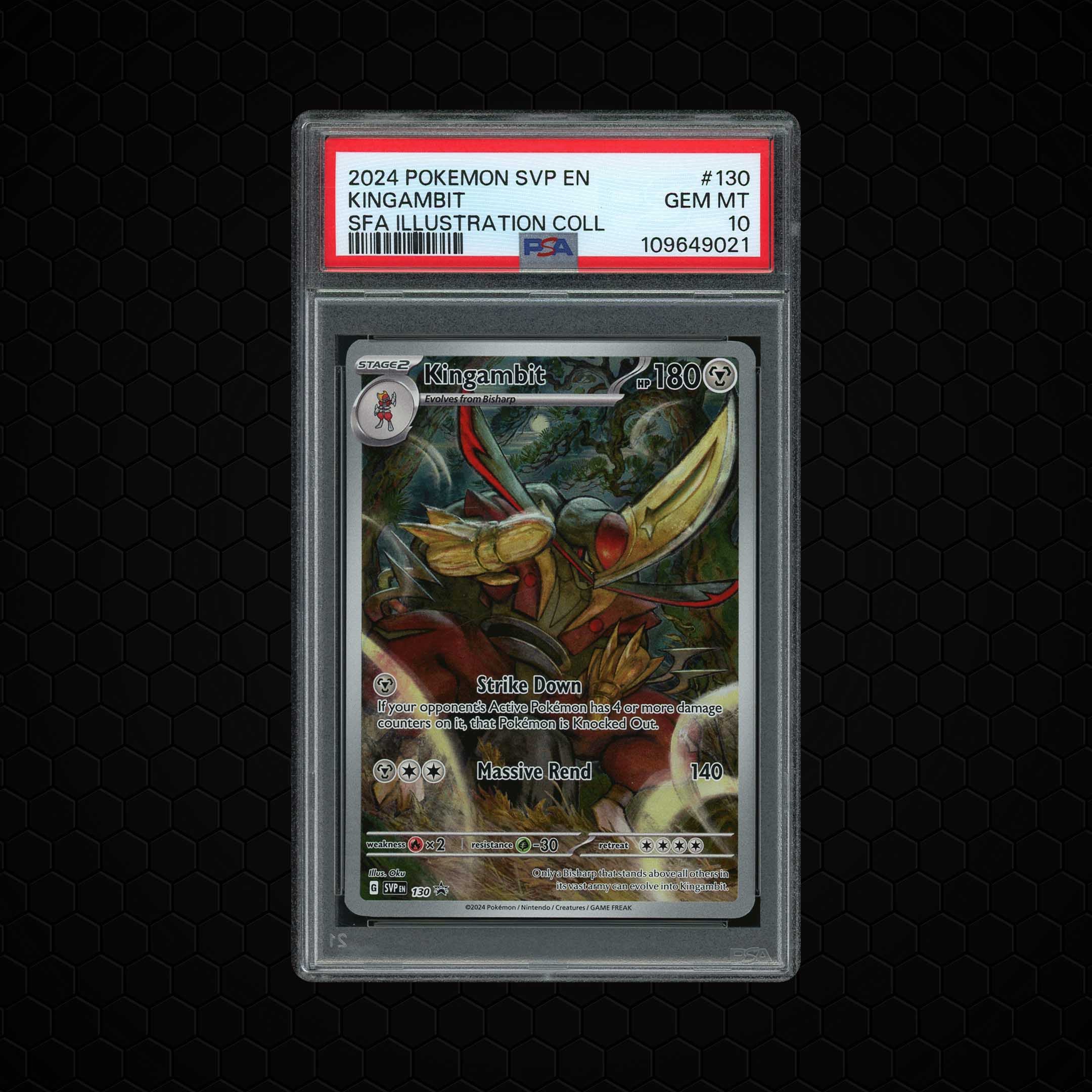 2024 Black Star Promo Kingambit #130 PSA 10