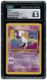 2000 Black Star Promos Mew #8 CGC 8.5 on Beezie.