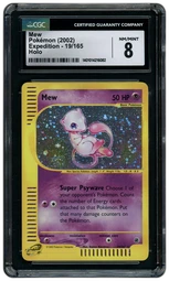 2002 Expedition Mew #19 CGC 8 on Beezie.