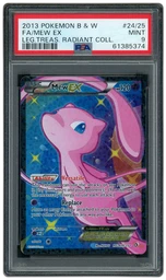 2013 Legendary Treasure Radiant Collection Mew EX #24 PSA 9 on Beezie.