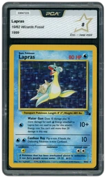 1999 Fossil Lapras #10 PCA 8 on Beezie.