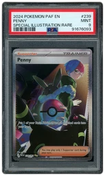 2024 Paldean Fates Penny #239 PSA 9 on Beezie.