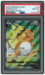2022 Brilliant Stars Raichu V #158 PSA 10 on Beezie.