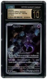 2023 Japanese Pokemon 151 Mewtwo #183 CGC 10 on Beezie.