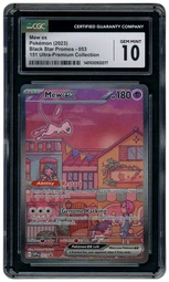 2023 Black Star Promos Mew EX #53 CGC 10 on Beezie.