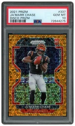 2021 Panini Prizm Ja'Marr Chase #337 PSA 10 on Beezie.