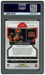 2021 Panini Prizm Ja'Marr Chase #337 PSA 10 on Beezie.