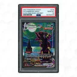 2021 Evolving Skies Umbreon VMAX #215 PSA 10 on Beezie.