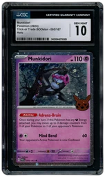 2024 Trick or Trade Booster Munkidori #95 CGC 10 on Beezie.
