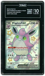 2024 Paldean Fates Wigglytuff EX #222 TAG 10 on Beezie.