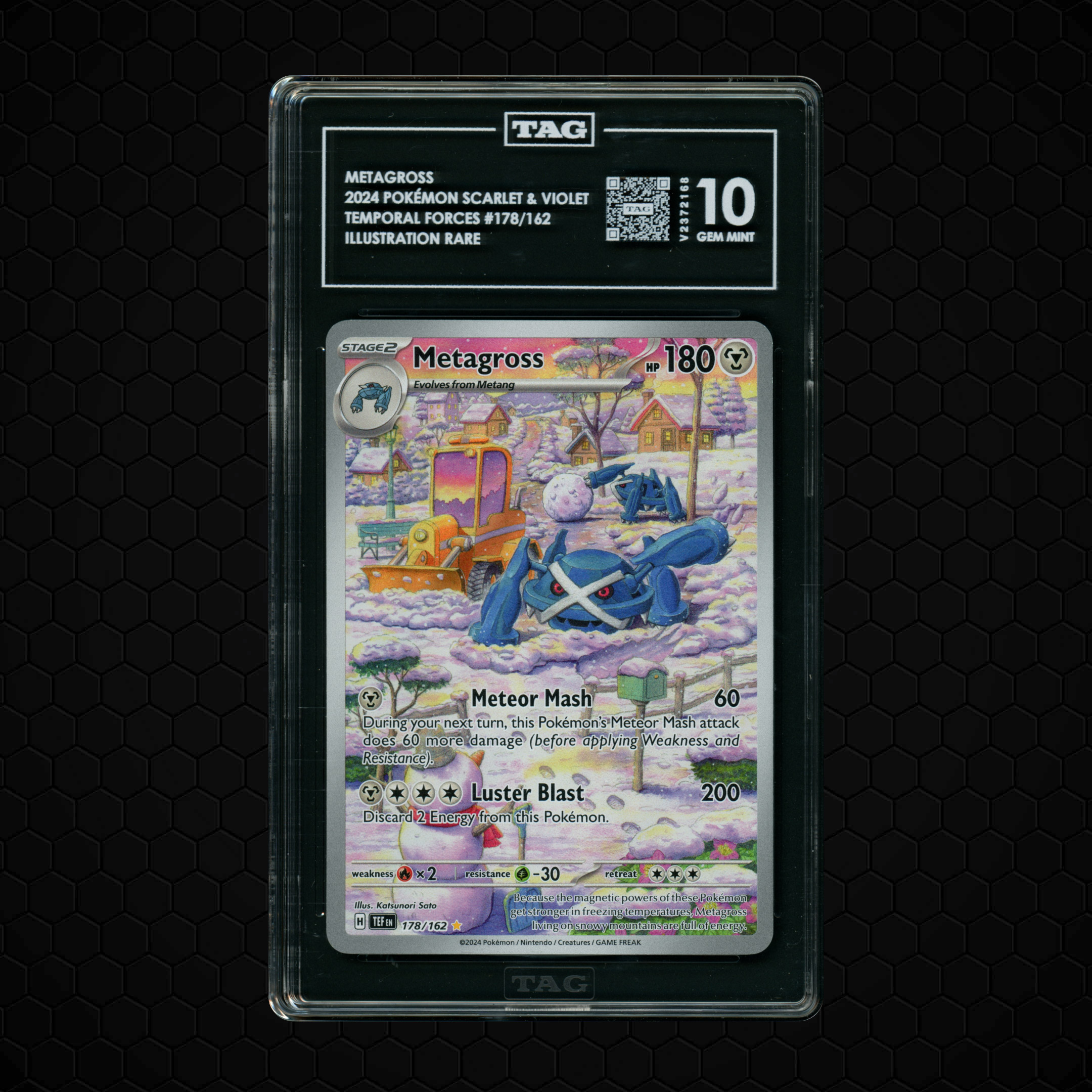 2024 Temporal Forces Metagross #178 TAG 10