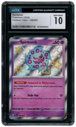 2024 Paldean Fates Spiritomb #158 CGC 10 on Beezie.