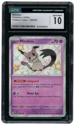 2024 Paldean Fates Mimikyu #160 CGC 10 on Beezie.