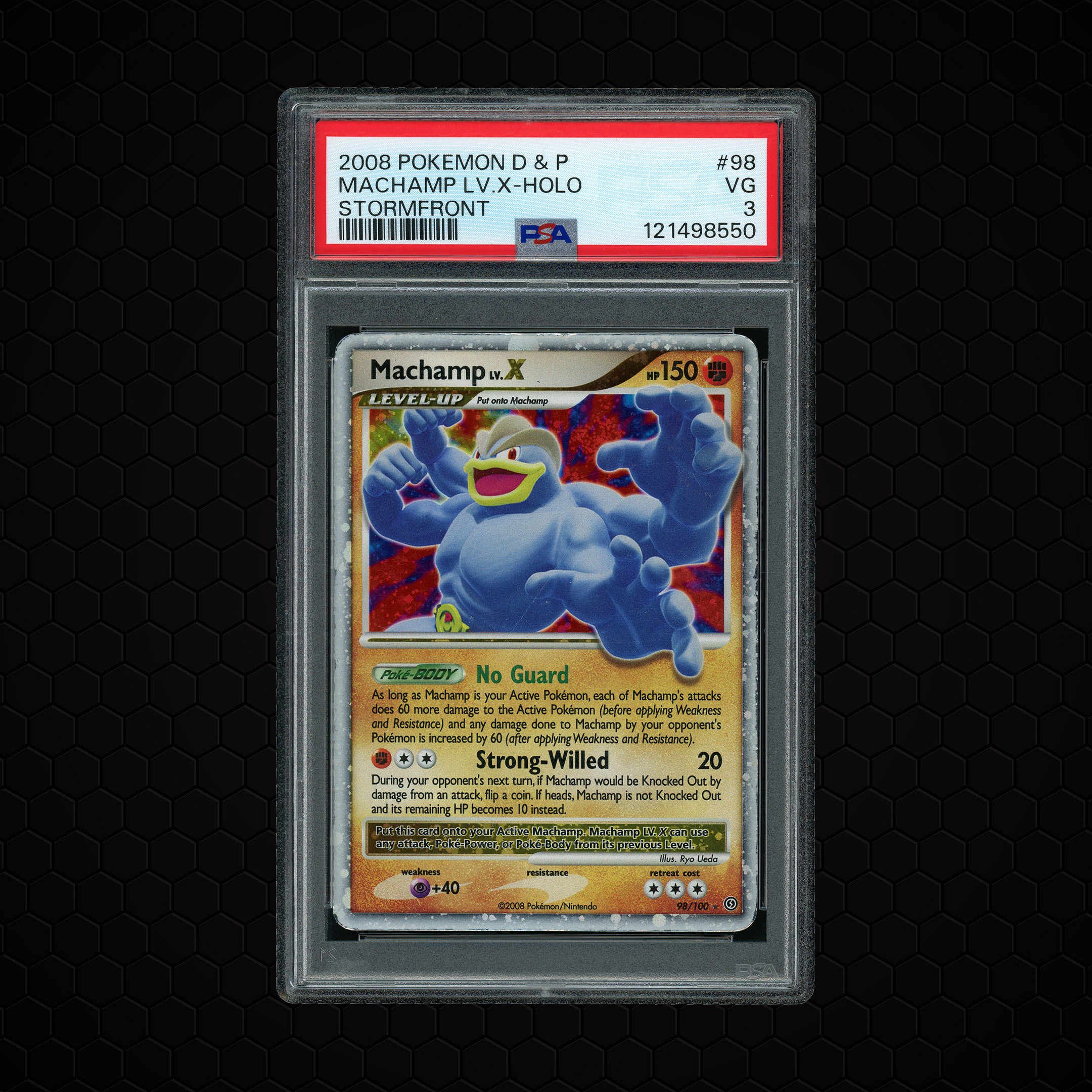 2008 Stormfront Machamp LV. X #98 PSA 3