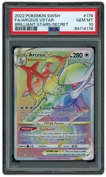 2022 Brilliant Stars Arceus VSTAR #176 PSA 10 on Beezie.