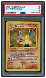 1999 Game Charizard #4 PSA 1 on Beezie.