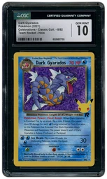 2021 Celebrations: Classic Collection Dark Gyarados #8 CGC 10 on Beezie.