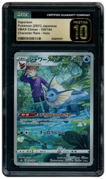 2021 Japanese VMAX Climax Vaporeon #189 CGC 10 on Beezie.
