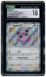 2024 Paldean Fates Jigglypuff #198 CGC 10 on Beezie.