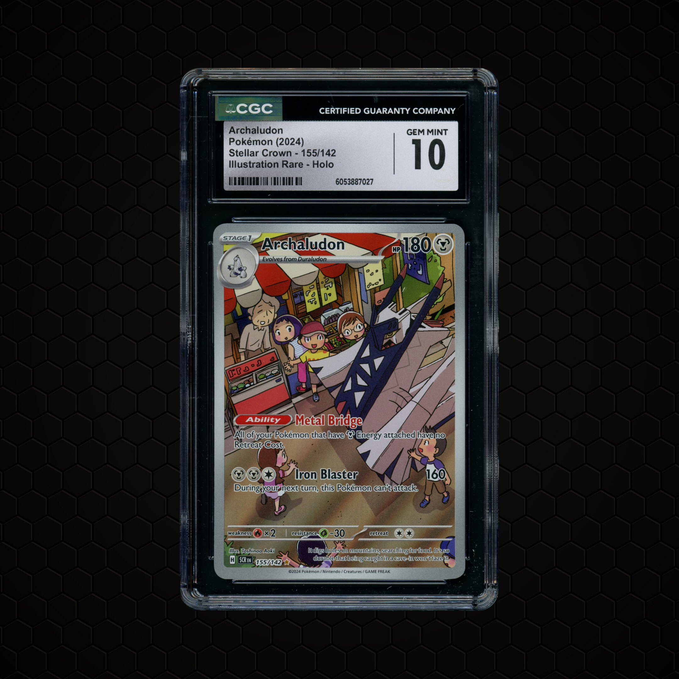 2024 Stellar Crown Archaludon #155 CGC 10