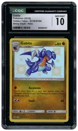 2019 Hidden Fates Gabite #SV39 CGC 10 on Beezie.