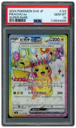 2024 Japanese Terastal Festival ex Pikachu EX #122 PSA 10 on Beezie.