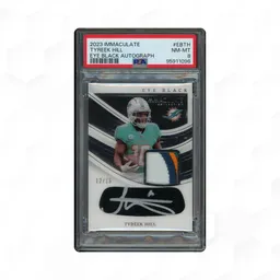 2023 Panini Immaculate Tyreek Hill #EBTH PSA 8 on Beezie.