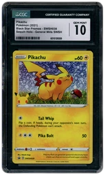 2021 Black Star Promos Pikachu #SWSH039 CGC 10 on Beezie.