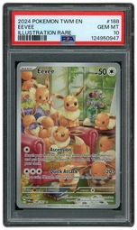 2024 Twilight Masquerade Eeevee #188 PSA 10 on Beezie.