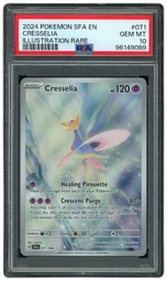 2024 Shrouded Fable Cresselia #71 PSA 10 on Beezie.