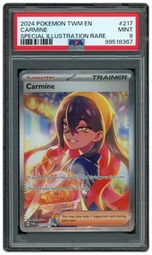 2024 Twilight Masquerade Carmine #217 PSA 9 on Beezie.