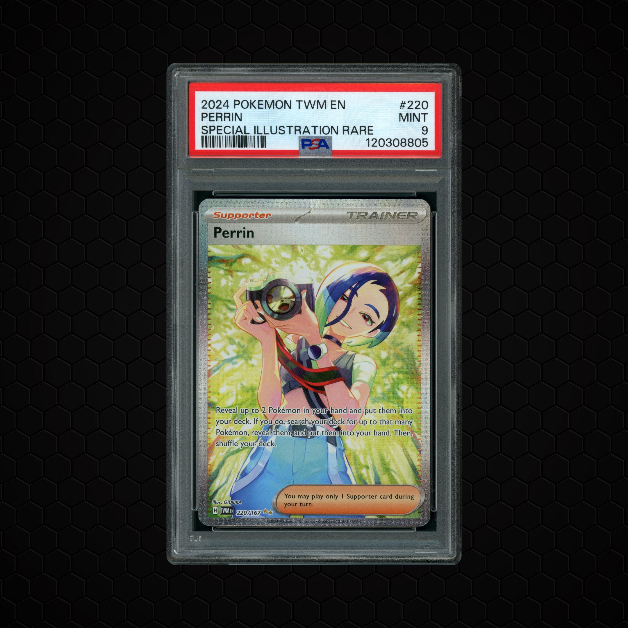 2024 Twilight Masquerade Perrin #220 PSA 9
