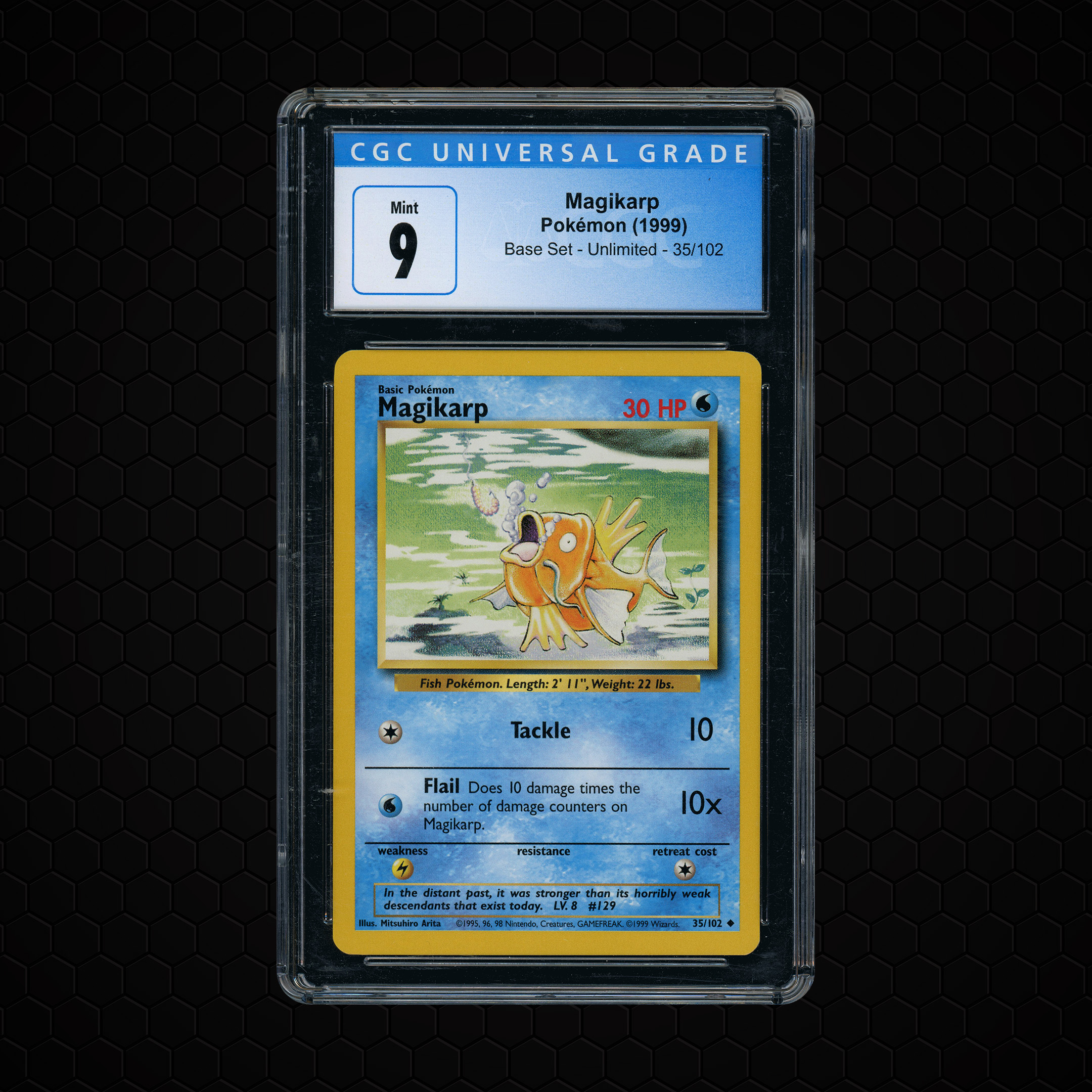 1999 Base Set Magikarp #35 CGC 9