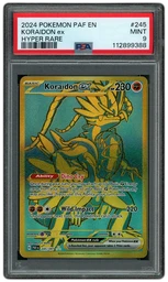 2024 Paldean Fates Koraidon EX #245 PSA 9 on Beezie.