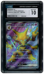 2023 Japanese Pokemon 151 Alakazam EX #190 CGC 10 on Beezie.