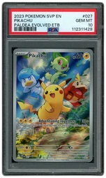 2023 Black Star Promo Pikachu #27 PSA 10 on Beezie.