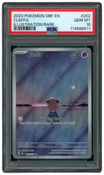 2023 Obsidian Flames Cleffa #202 PSA 10 on Beezie.