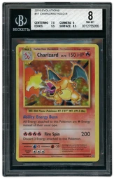 2016 Evolutions Charizard #11 BGS 8